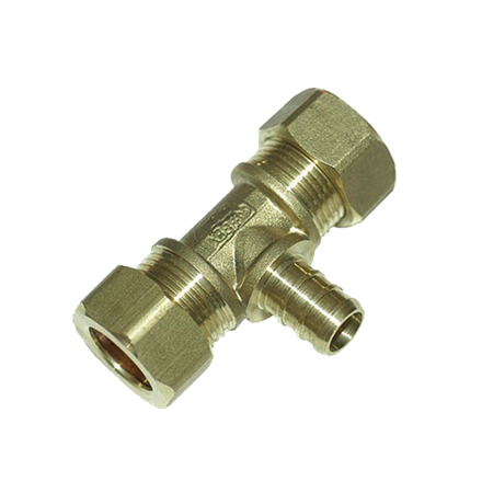 Pex Adaptor Compression Tee